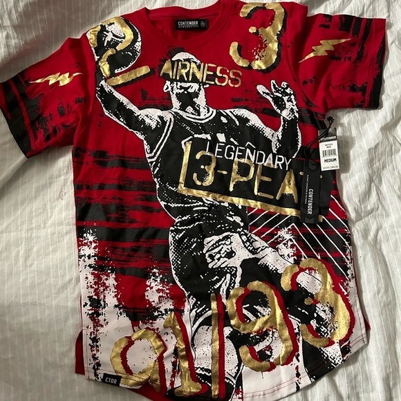NWT Contender 23 Airness Legendary 3-Peat 91/93 Shirt Michael Jordan Size M - Picture 1 of 6